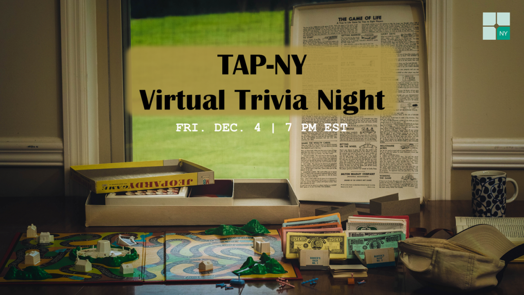 TAPNY Trivia Night [Virtual] TAPNY